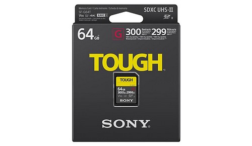 Sony SD 64 GB Serie-G Tough UHS-II (300/299) - 3