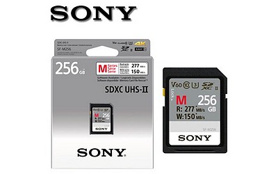 Sony SD 256 GB Serie-M UHS-II (277/150)