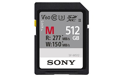 Sony SD 512 GB Serie-M UHS-II (277/150)