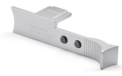 Leica Daumenstütze Q3, Aluminium silbern eloxiert