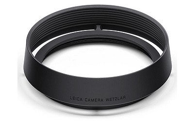 Leica Gegenlichtblende rund Alu schw. eloxiert Q