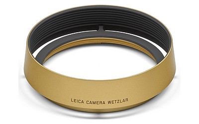 Leica Gegenlichtblende rund Messing gestrahlt Q
