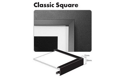 Ilford GALERIE FRAMES Classic Square silber A3