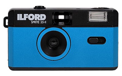 Ilford Sprite 35-II Kamera, blau&schwarz