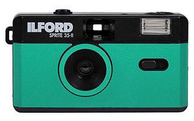 Ilford Sprite 35-II Kamera, grün&schwarz