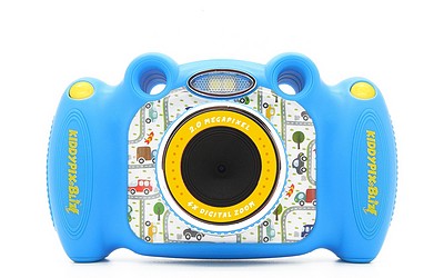 easypix Kiddypix Blizz blau digitale Kinderkamera