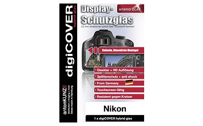 digiCOVER Glas Displayschutz Nikon D7500