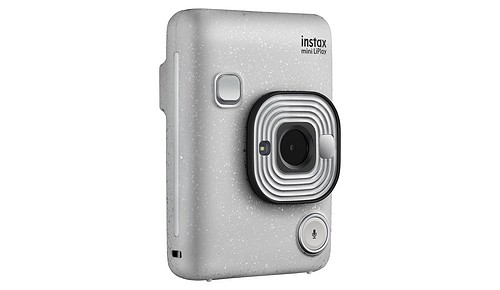 INSTAX mini LiPlay Sofortbildkamera, Stone White - 4