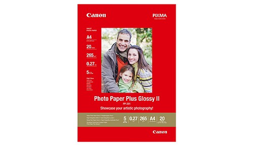 Canon Fotopapier Plus II A4, 20 Blatt 265g/m² - 1