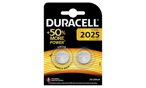 Duracell Batterie Lithium CR 2025 2er-Pack