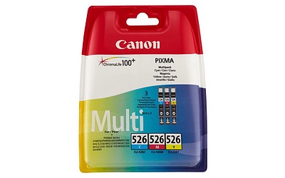 Canon CLI-526 Multipack 3x9ml Tinte c/ m/ y