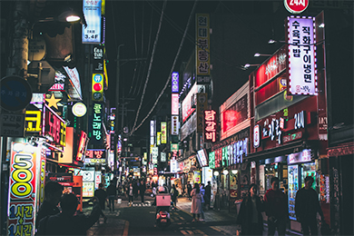 Seoul bei Nacht
