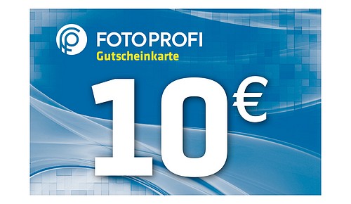 Fotoprofi Gutscheinkarte 10,00 Euro - 1