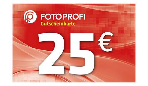Fotoprofi Gutscheinkarte 25,00 Euro - 1