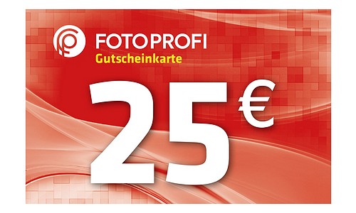 Fotoprofi Gutscheinkarte 25,00 Euro