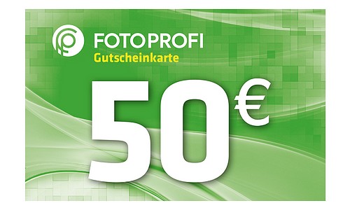 Fotoprofi Gutscheinkarte 50,00 Euro