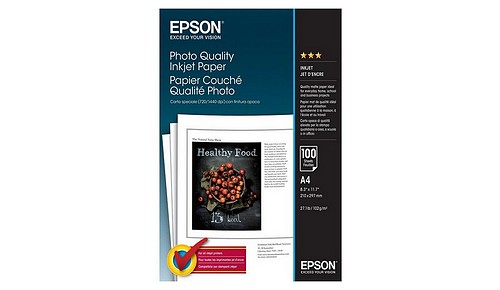 Epson Photo Quality Inkjet Papier DIN A4 100 Blatt, 102g/m² - 1