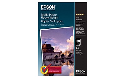 Epson Matte Paper Heavy Weight A4 50 Blatt,167g/m²