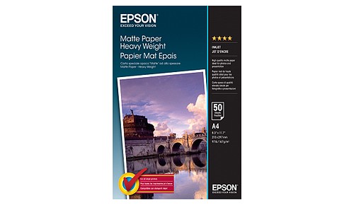 Epson Matte Paper Heavy Weight A4 50 Blatt,167g/m² - 1