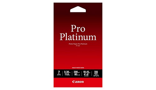 Canon Platinum 10x15 Fotopapier 20 Blatt 300g/m² - 1