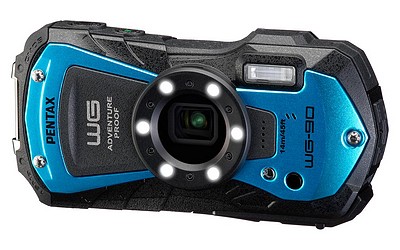 Pentax WG-90 blau Digitalkamera