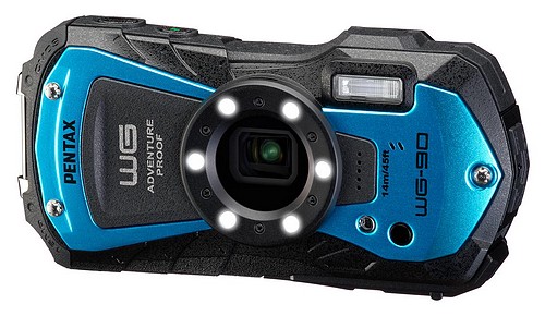 Pentax WG-90 blau Digitalkamera - 1