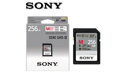 Sony SD 256 GB Serie-M UHS-II (277/150) - 1