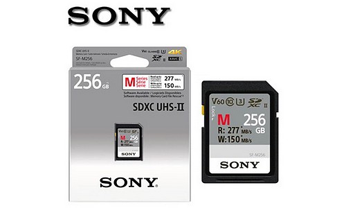 Sony SD 256 GB Serie-M UHS-II (277/150)