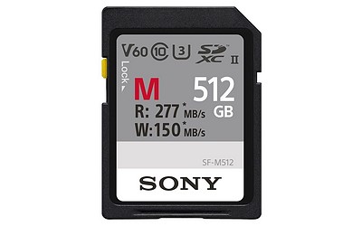 Sony SD 512 GB Serie-M UHS-II (277/150)