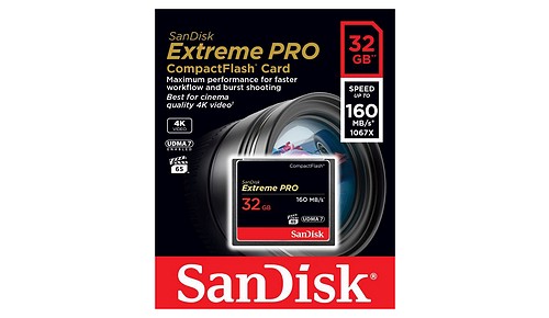 SanDisk CF 32 GB ExtremePro (160/90) - 2