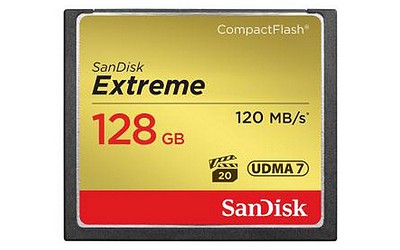 SanDisk CF 128 GB Extreme (120/60)