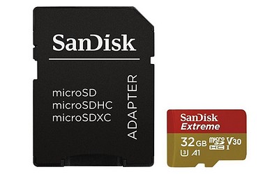 SanDisk MicroSD 32 GB Extreme UHS-I (100/60)