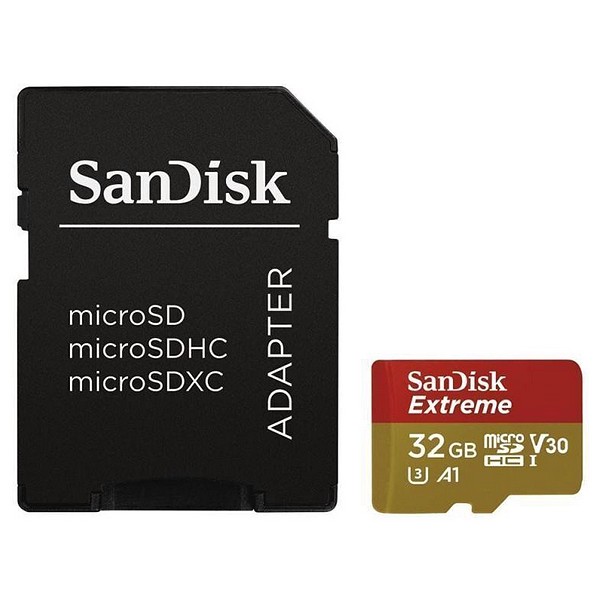 SanDisk MicroSD 32 GB Extreme UHS-I (100/60)