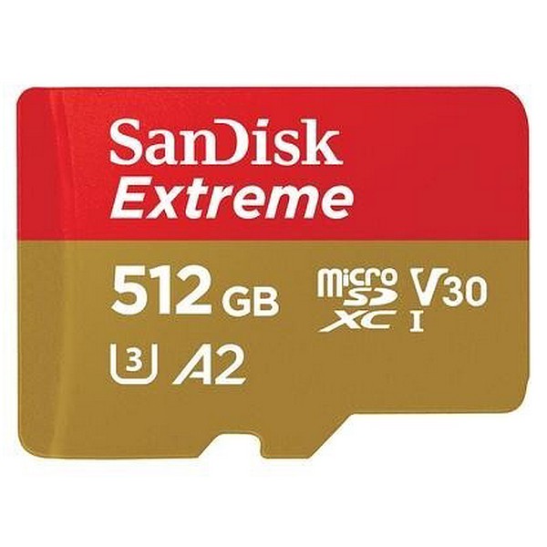 SanDisk MicroSD 512 GB Extreme UHS-I (160/90)