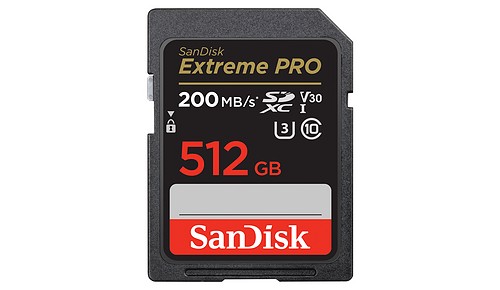 SanDisk 512 GB SDXC ExtremePro 200MB/s V30 UHS-I - 1