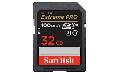SanDisk 32 GB SDHC ExtremePro 100MB/s UHS-I