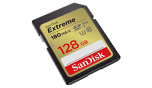 SanDisk 128 GB SDXC Extreme 180MB/s V30 UHS-I - 1