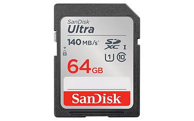 SanDisk SDXC 64 GB Ultra UHS-I U1 Class10 140 MBs