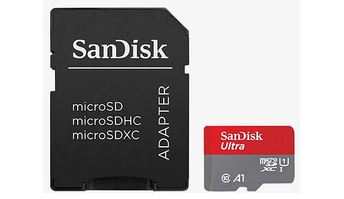 SanDisk MicroSD 64 GB + SD Adapter 140MB/s - 1