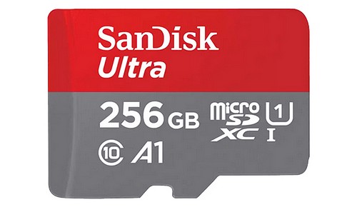 SanDisk MicroSD 256 GB + SD Adapter 140MB/s - 1