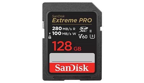 SanDisk SD 128 GB ExtremePro UHS-II (280/100) V60 - 1