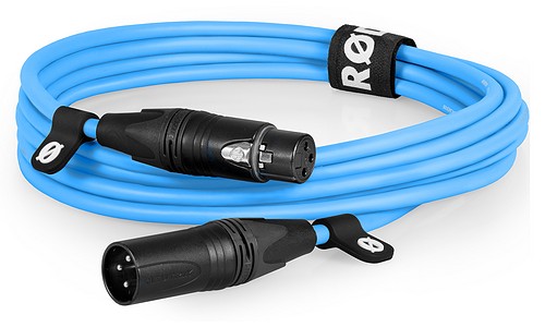 Rode XLR3M-B Premium XLR blau 3m Mikrofonkabel