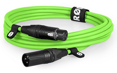 Rode XLR3M-G Premium XLR grün 3m Mikrofonkabel