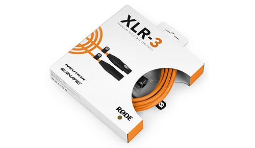Rode XLR3M-O Premium XLR orange 3m Mikrofonkabel - 1
