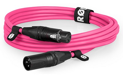 Rode XLR3M-P Premium XLR rosa 3m Mikrofonkabel