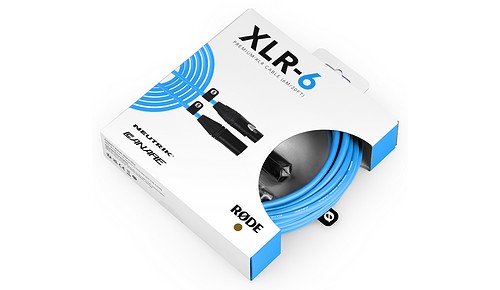 Rode XLR6M-B Premium XLR blau 6m Mikrofonkabel - 1