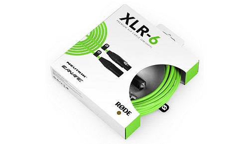 Rode XLR6M-G Premium XLR grün 6m Mikrofonkabel - 1