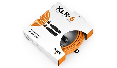 Rode XLR6M-O Premium XLR orange 6m Mikrofonkabel - 1