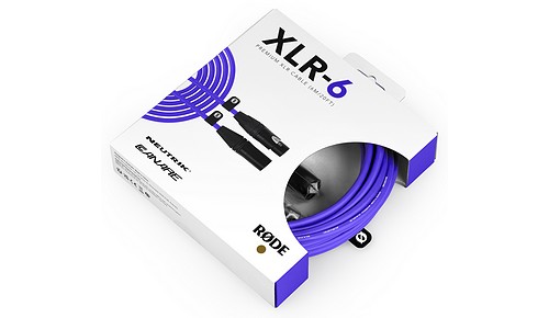 Rode XLR6M-PU Premium XLR lila 6m Mikrofonkabel - 1