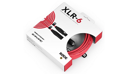 Rode XLR6M-R Premium XLR rot 6m Mikrofonkabel - 1